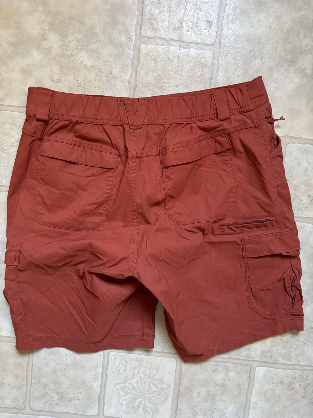 Duluth Trading Co. Rust Colored Cargo Shorts, Women’s Size 14 - Picture 2 of 7